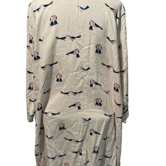 kate spade new york Print Sateen Woven Sleep Shirt - Picture 5 of 6